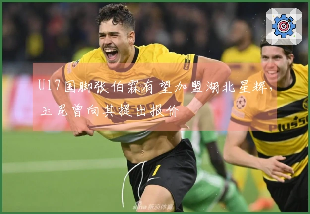 U17国脚张伯霖有望加盟湖北星辉，玉昆曾向其提出报价